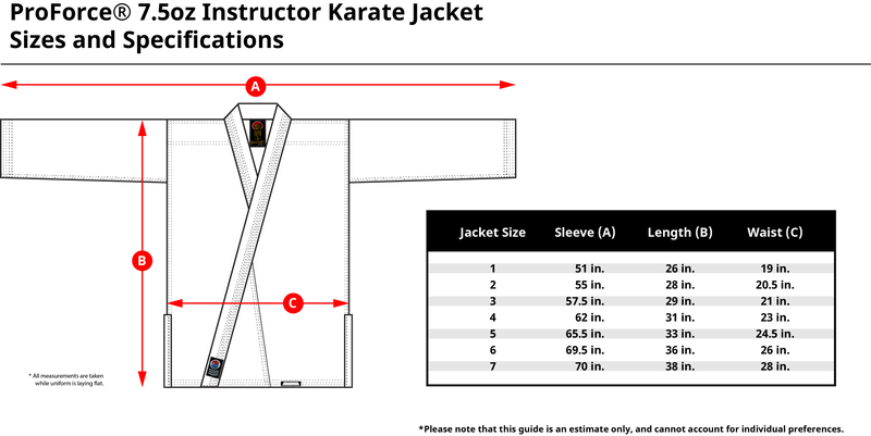 ProForce® 7.5 oz Instructor Karate Jacket