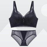 Roseheart Lace Padded One-Piece Cotton Push Up Bra