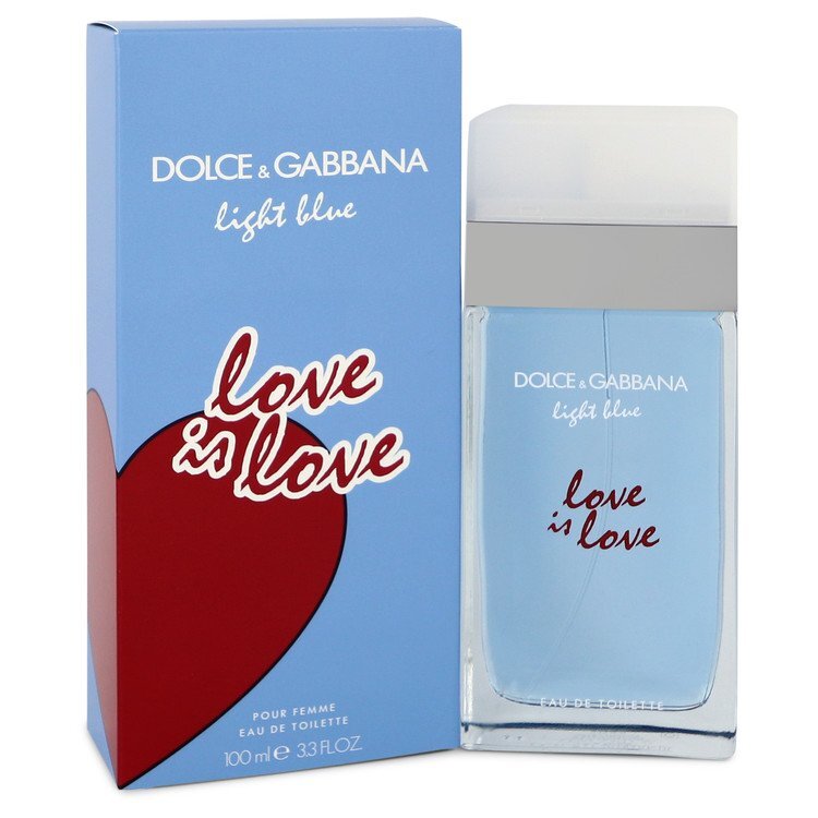Light Blue Love Is Love by Dolce & Gabbana Eau De Toilette Spray 3.3 oz (Women)
