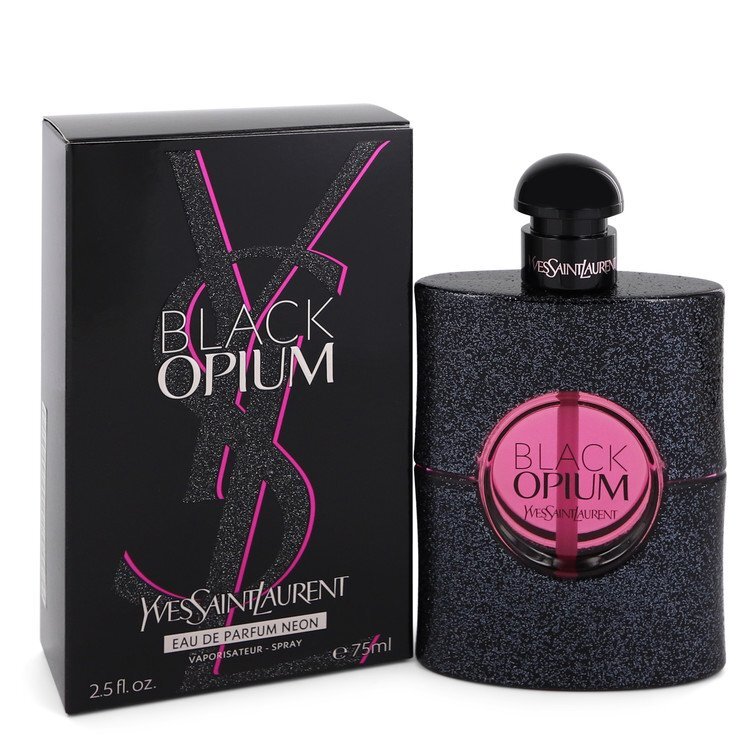 Black Opium by Yves Saint Laurent Eau De Parfum Neon Spray 2.5 oz (Women)