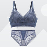 Roseheart Lace Padded One-Piece Cotton Push Up Bra