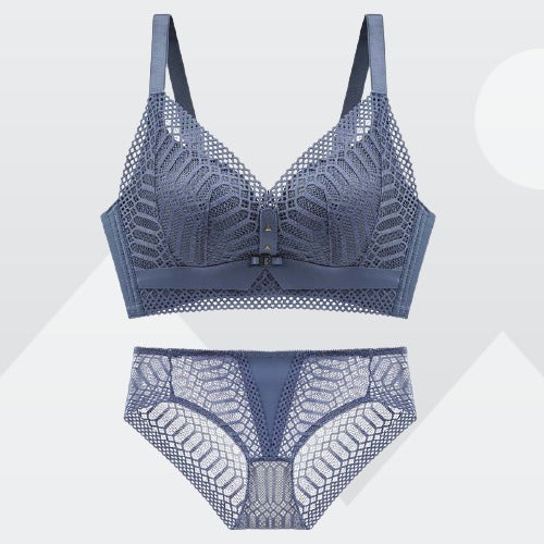 Roseheart Lace Padded One-Piece Cotton Push Up Bra