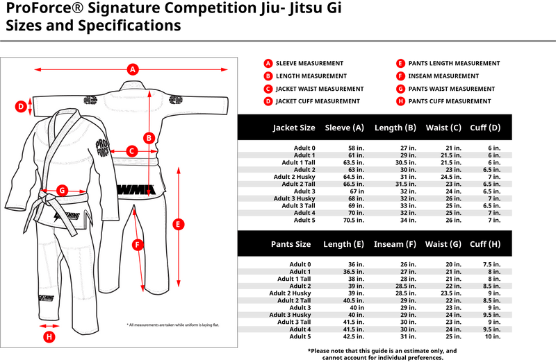 ProForce® Competition Signature BJJ Gi w/ Contrast Stitching