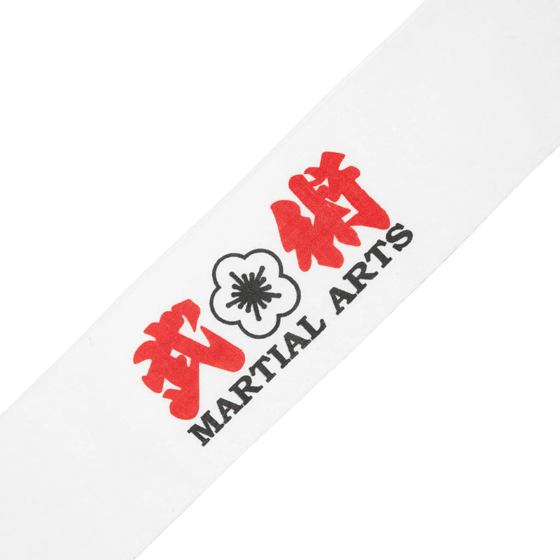 Tie-On Headband - White Martial Arts