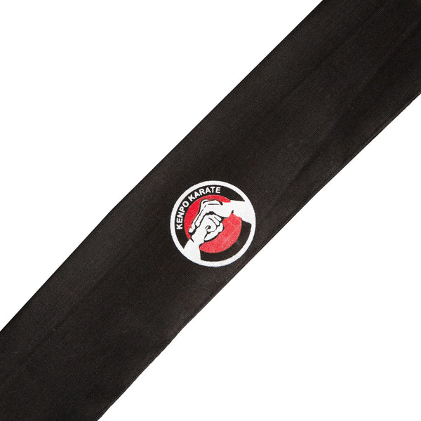 Tie-On Headband - Black Kenpo Karate