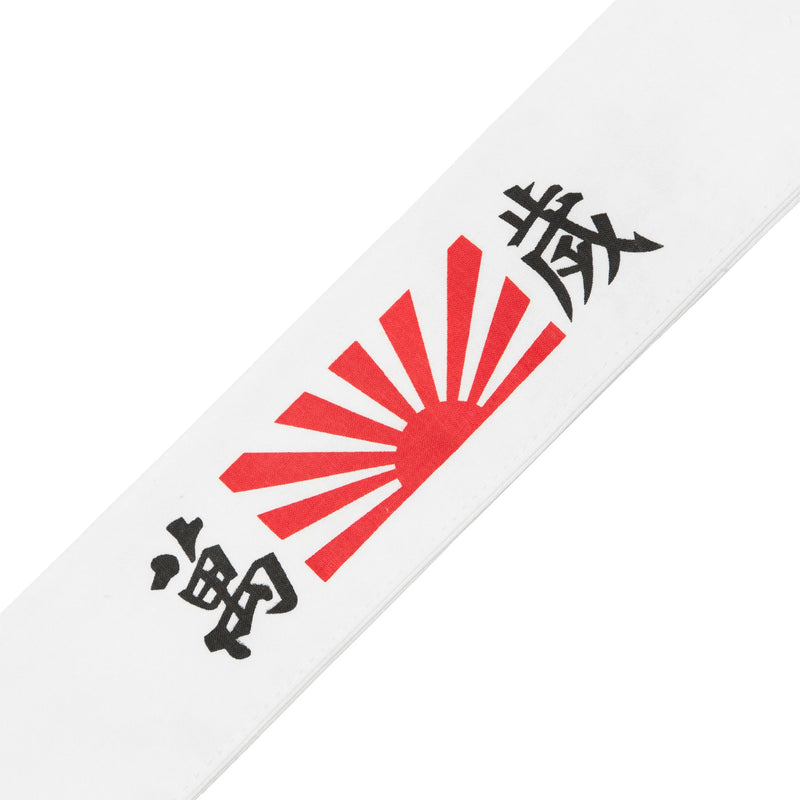 Tie-On Headband - White Rising Sun