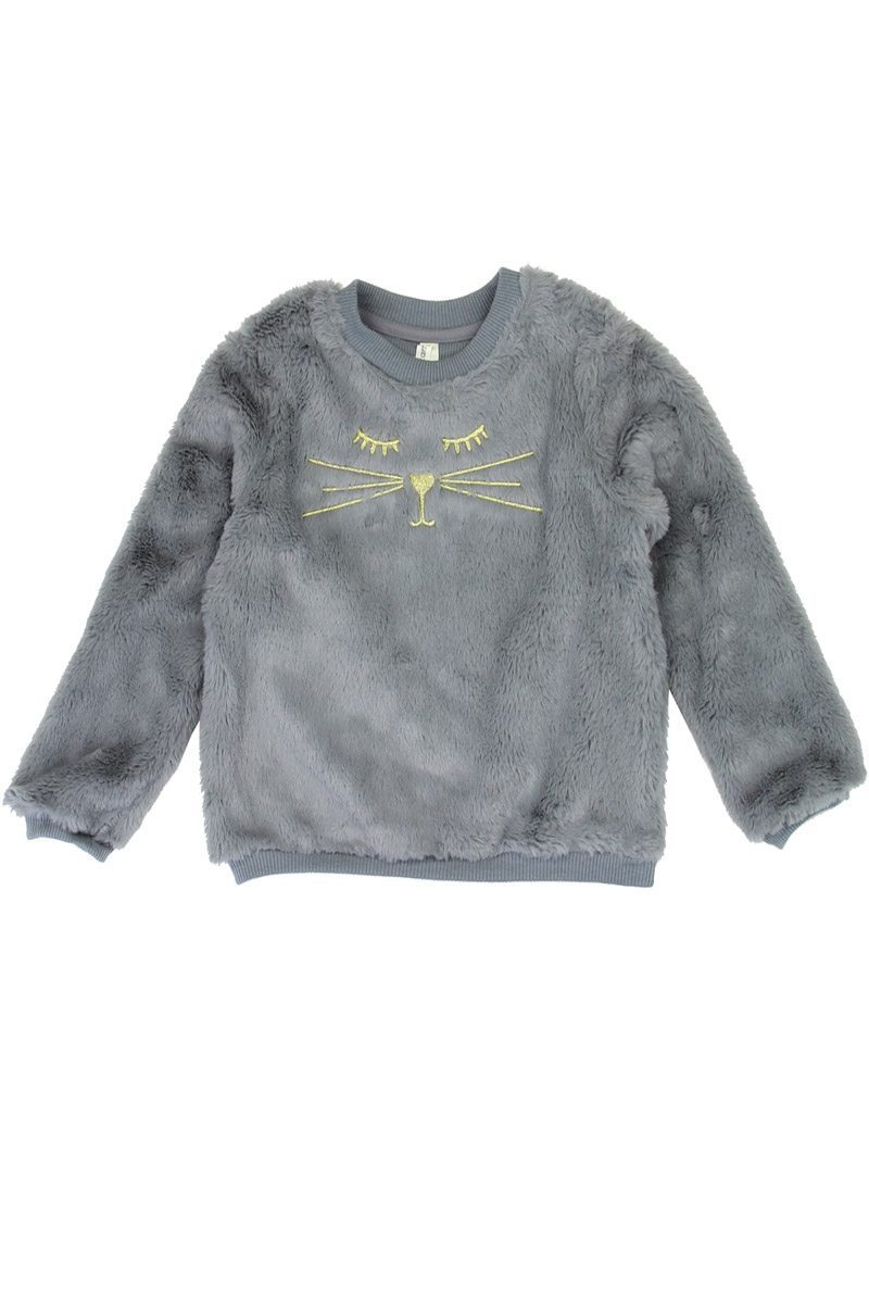 Girls love @ first sight 2-4t cozy pullover