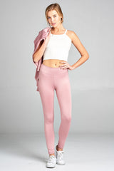 Ladies fashion solid track jacket