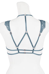 Ladies fashion halter cageback style triangle bralette
