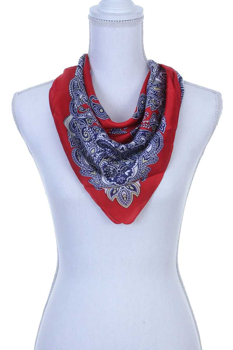 Paisley pattern bandanna scarf