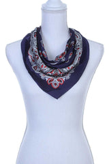 Paisley pattern bandanna scarf