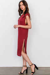 Side split long tunic top