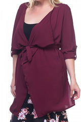 Long Sleeve Rolled Up Jacket