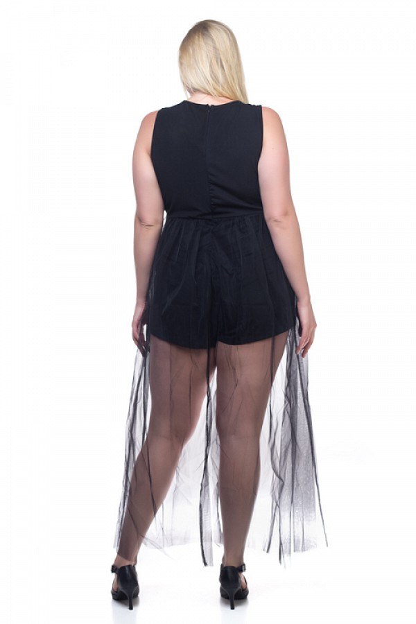 Mesh Long Dress