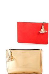 Princess Re Flexion Two Color Clutch Bag