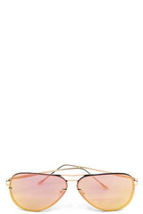 Fashion Pink Purple Aviator Sunglasses