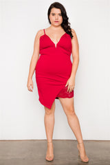 Plus Size Bodycon Cami Mini Dress