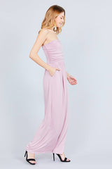 Rayon Modal Spandex Tube Top Maxi Dress