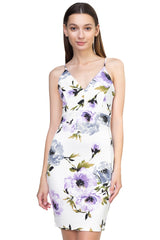 Lace Floral Mini Dress