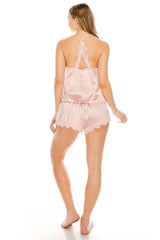 Satin Pj Short Set