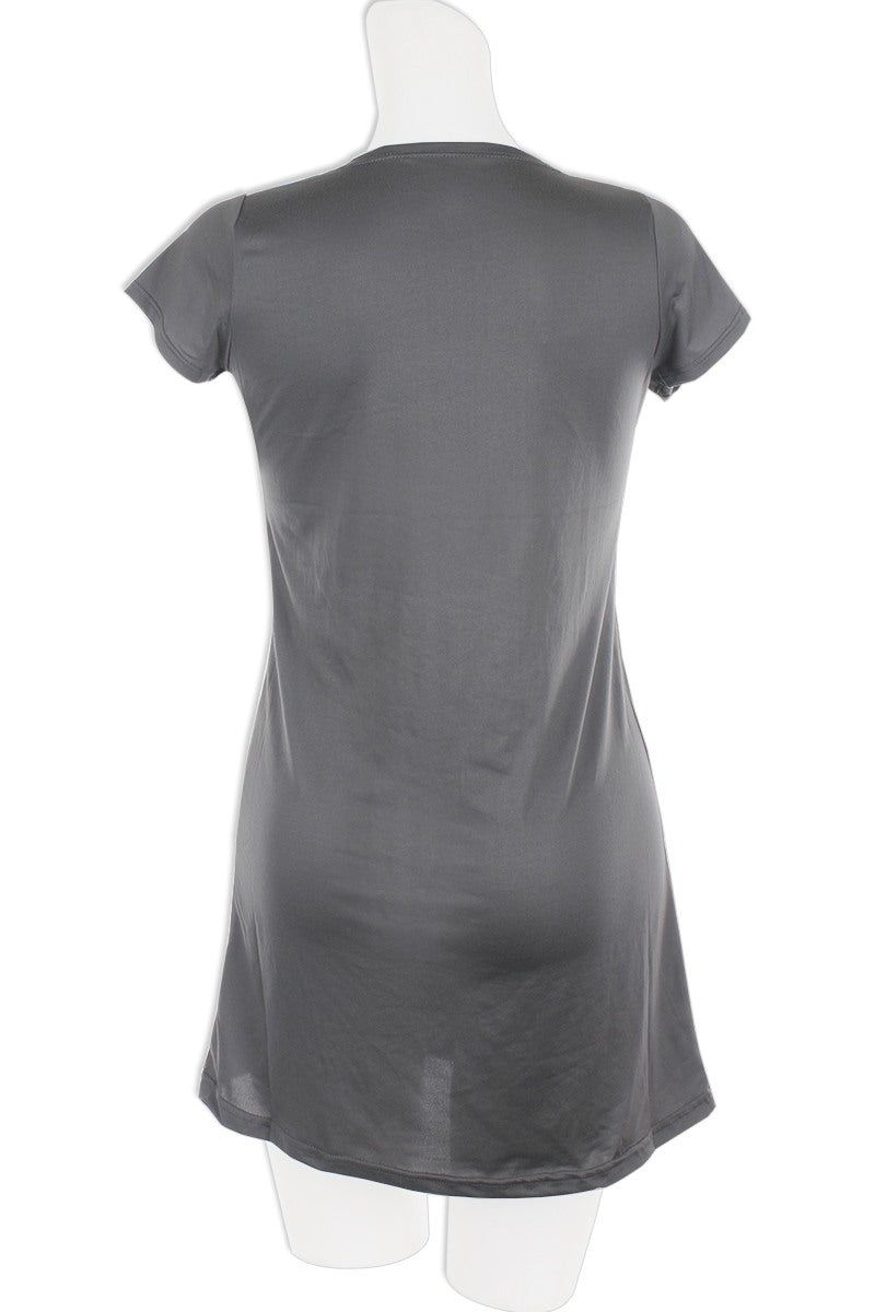 Knit Over Sized Scooped Neck Shirt