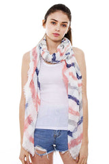 Striped Oblong Scarf