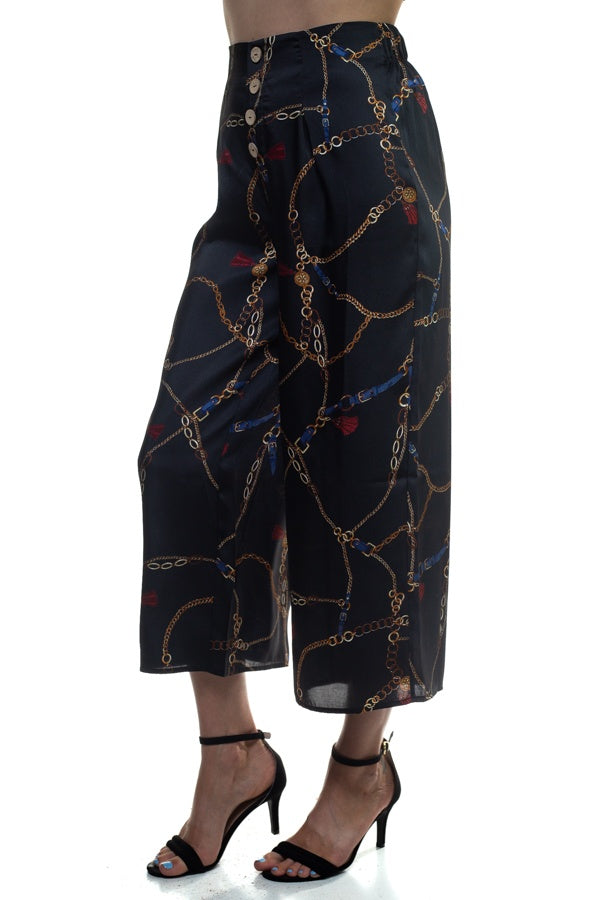 Smocked Off Shoulder Top & Button Pants Set