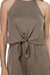 Sleeveless Stripe Romper
