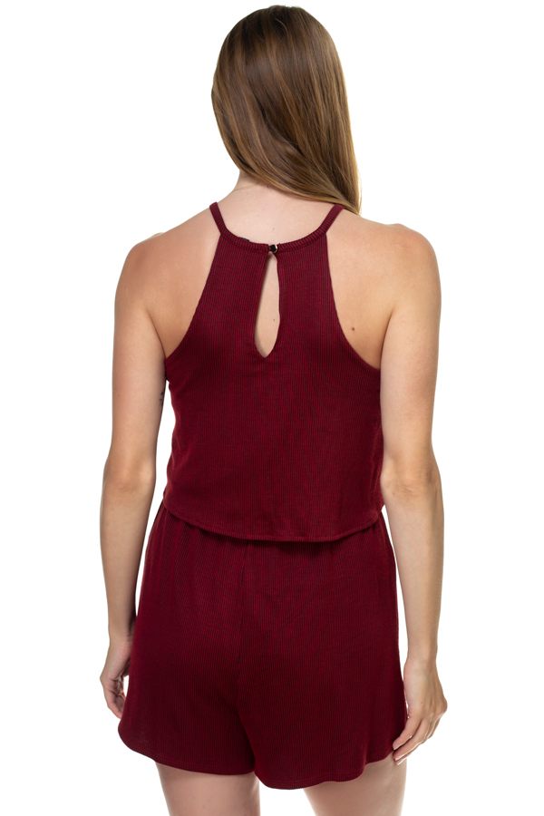 Sleeveless Stripe Romper