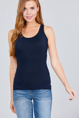 Racer Back Rib Tank Top