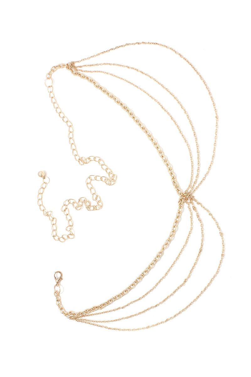 Metal chain belt