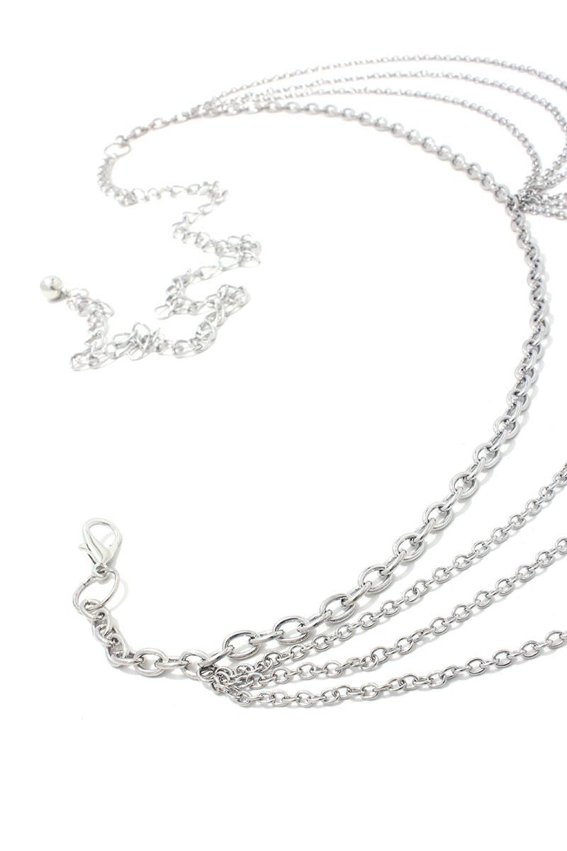 Metal chain belt