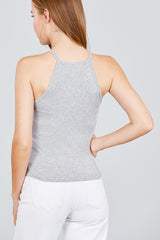 Halter Neck Knit Top