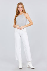 Halter Neck Knit Top