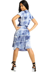 Wrapped Style Midi Dress