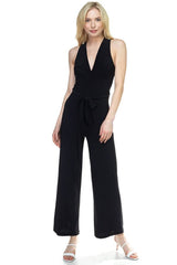 Strapless Belted Jumpsuit