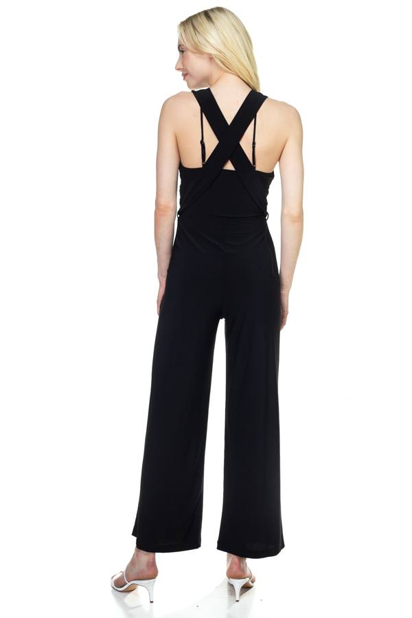 Strapless Belted Jumpsuit