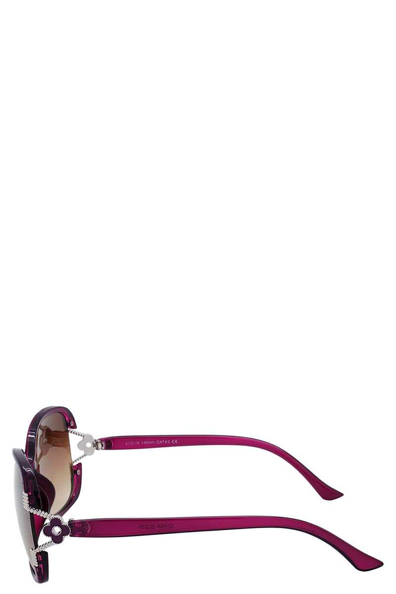 Polycarbonate Uv400 Butterfly Fashion Sunglasses