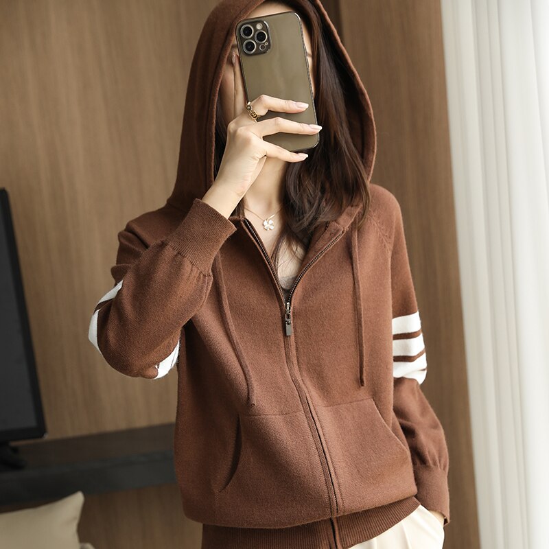 Women Cashmere Sweater Autumn Cardigan