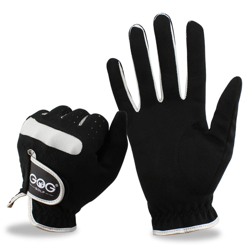 Golf Glove Micro Soft Fiber Color Black Golf Gloves