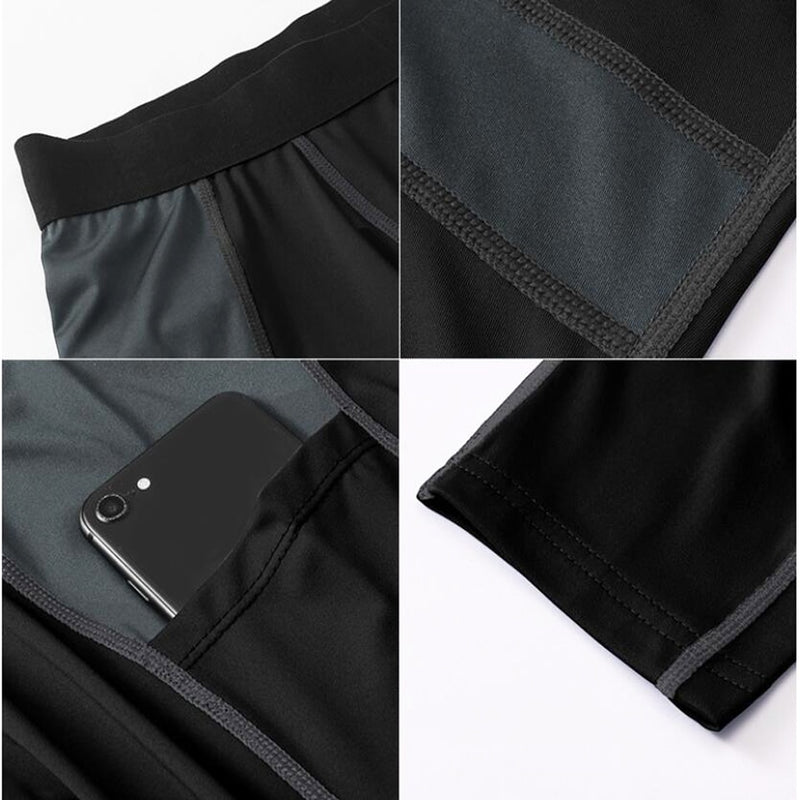Brand Men's Tights Compression Pants Running Men Training