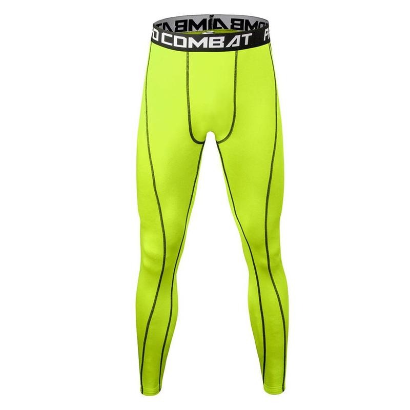 Men Compression Tight Leggings Running Sports Male Yoga Pants