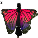 Fashion Butterfly Wing Beach Towel Cape Scarf Use for  Halloween shawl scarf dance accessory