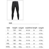 Men Compression Tight Leggings High Waist Lift Pants Fitness