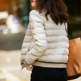 Women's Winter Cotton Jacket Coat Stand-Collar Short