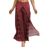 Women Palazzo Slit Wide Leg Beach Pants