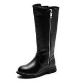 Casual Shoes Autumn Winter Children Fashion Calf Snow Boots