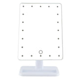 Portable LED Light Makeup Mirror Vanity lights Compact Make Up Pocket mirrors Vanity Cosmetic hand folding led Mirror lamp