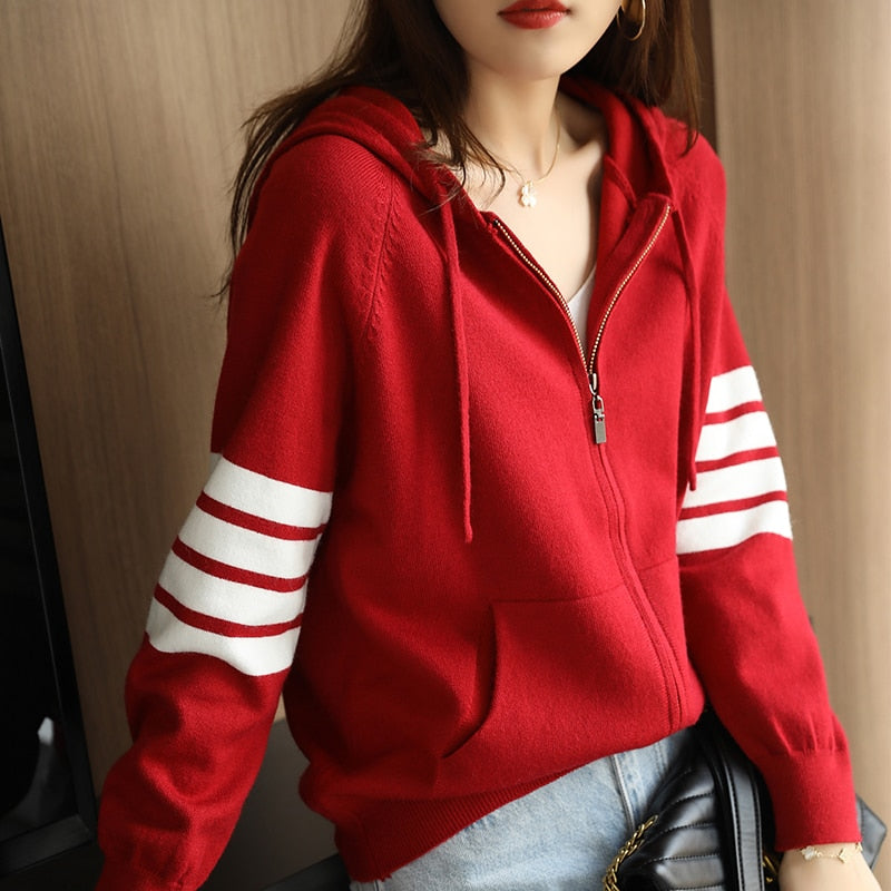 Women Cashmere Sweater Autumn Cardigan