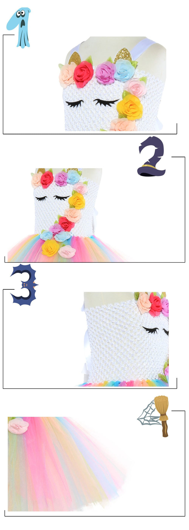 Teenager Girls Dance Dress Ball Gown 2-10 Year